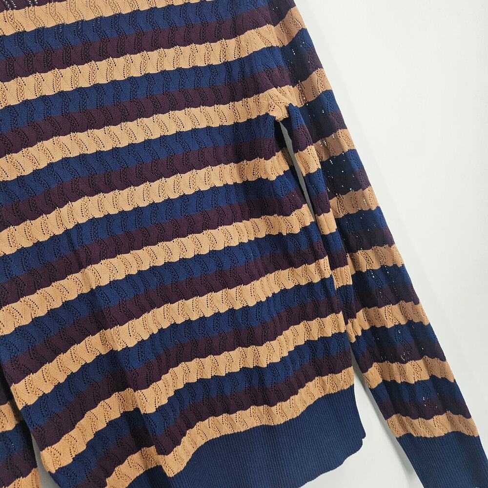 Jason Wu x RTR Fitted Striped Sweater Multicolor Crewneck Long Sleeve Size S - Picture 6 of 7